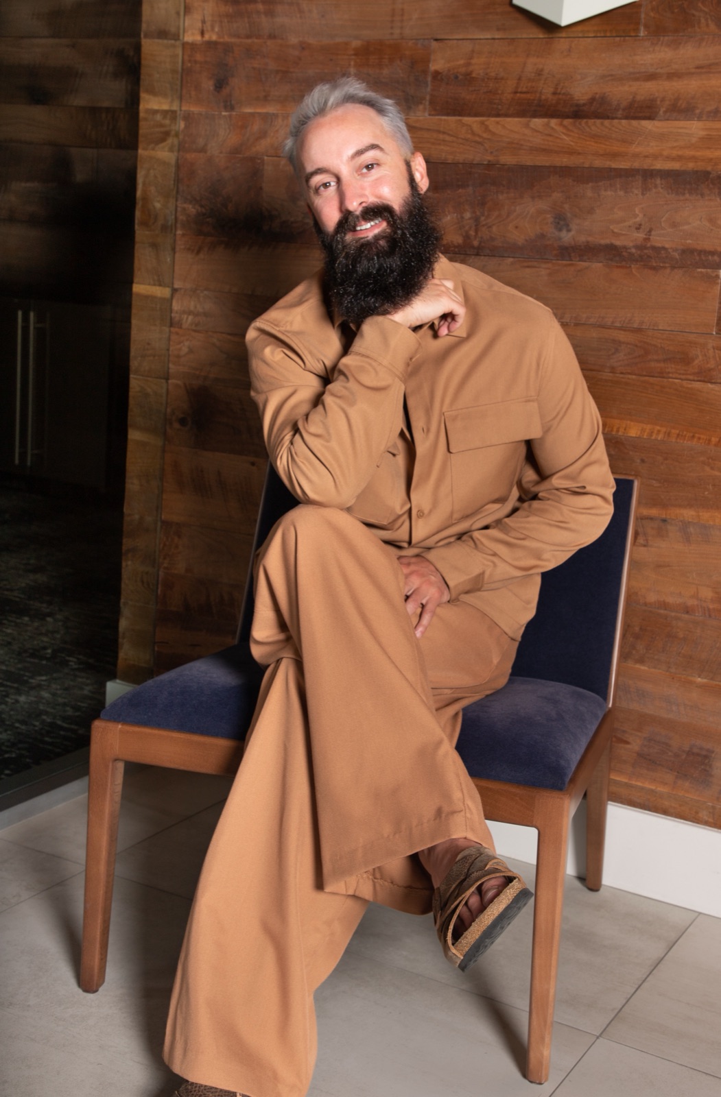 Dylan Varenhorst seated and smiling